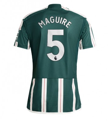 Manchester United Harry Maguire #5 Koszulka Wyjazdowych 2023-24 Krótki Rękaw